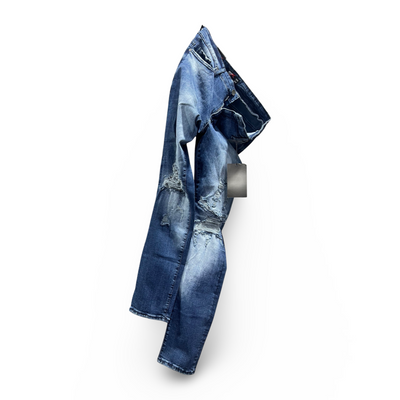 JNS0036 Matrix Jeans Slim Fit Blue Premium Spandex Denim Skinny