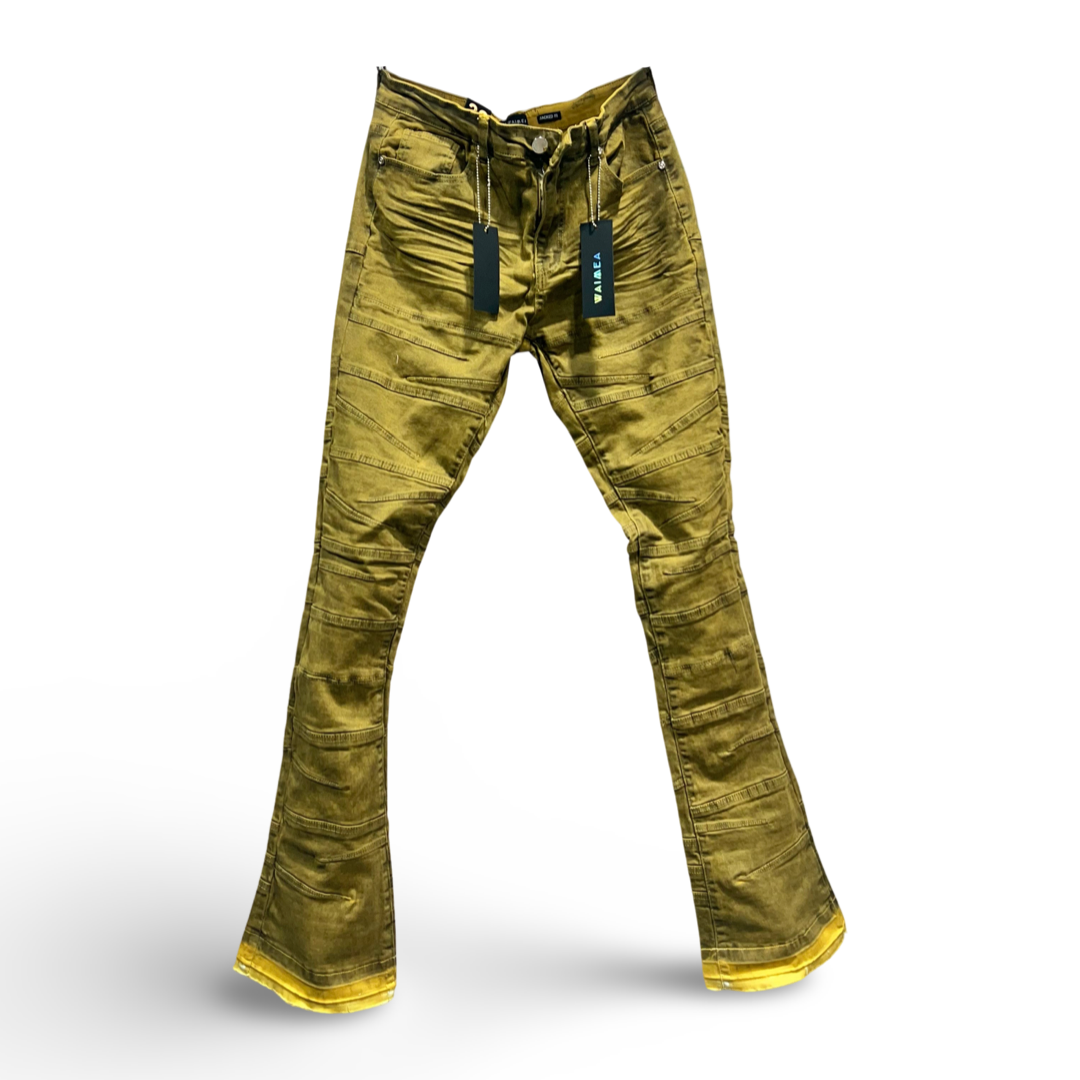 M5729TA Waimea Khaki Stacked Fit Jeans