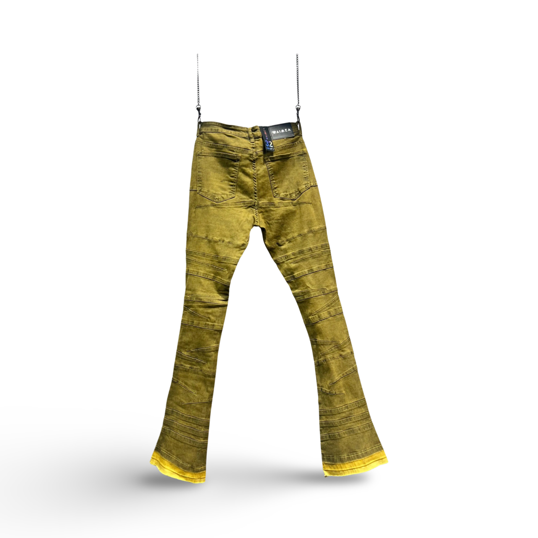 M5729TA Waimea Khaki Stacked Fit Jeans