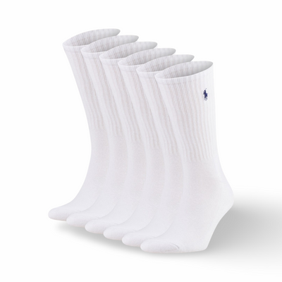 821005PK2 Polo Ralph Lauren White Socks (1Pair)