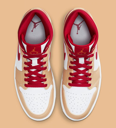554724-201 Air Jordan 1 Mid “Cardinal”