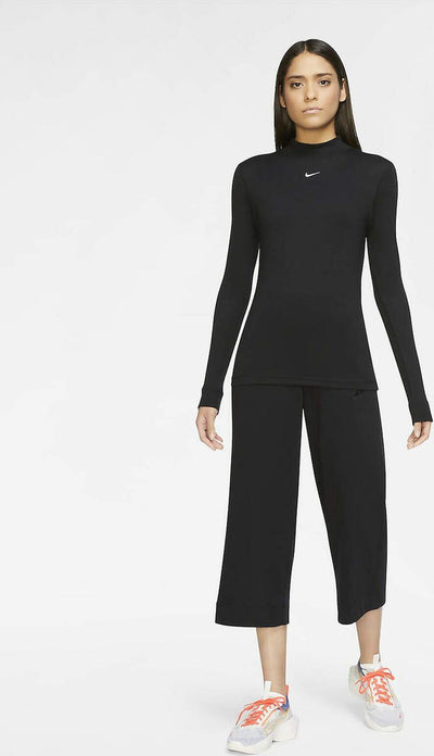 CZ4985-010 Nike Sportswear Women's Long-Sleeve Mock-Neck Top