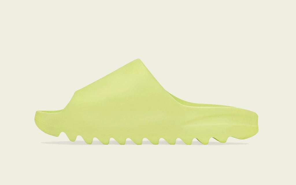 HQ6447 Adidas  Yeezy Slide “Glow Green”