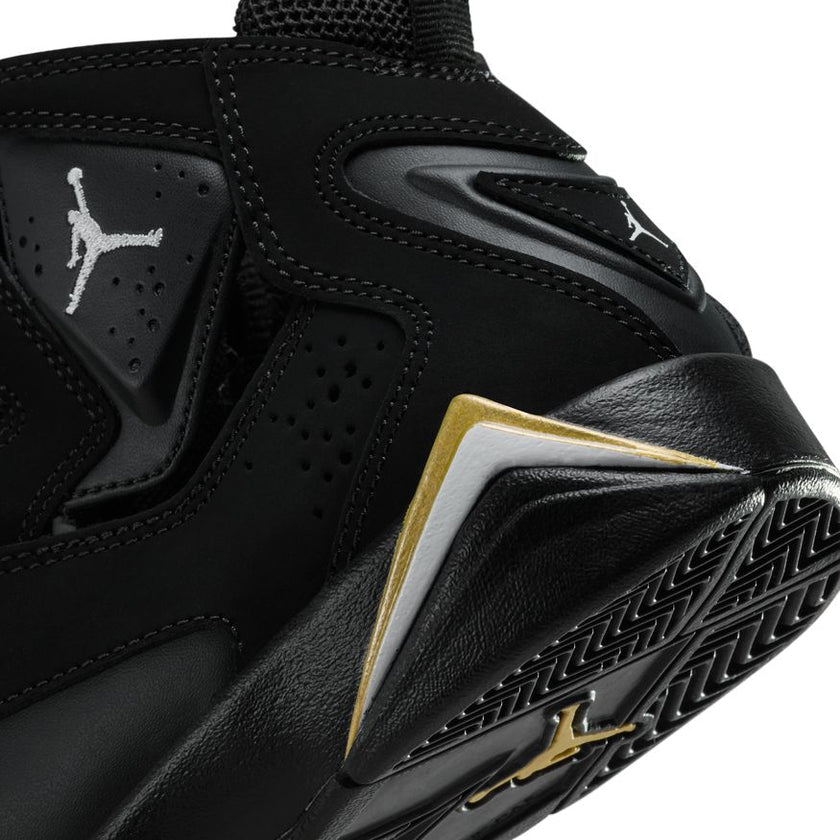 343795-017 Jordan True Flight Black Metallic Gold (GS)