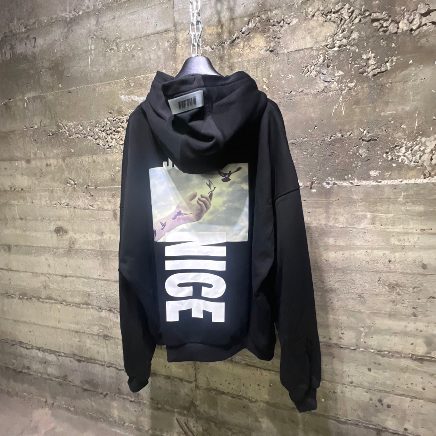 FLH461 Fifth Loop Just Be Nice Pullover Hoodie Black