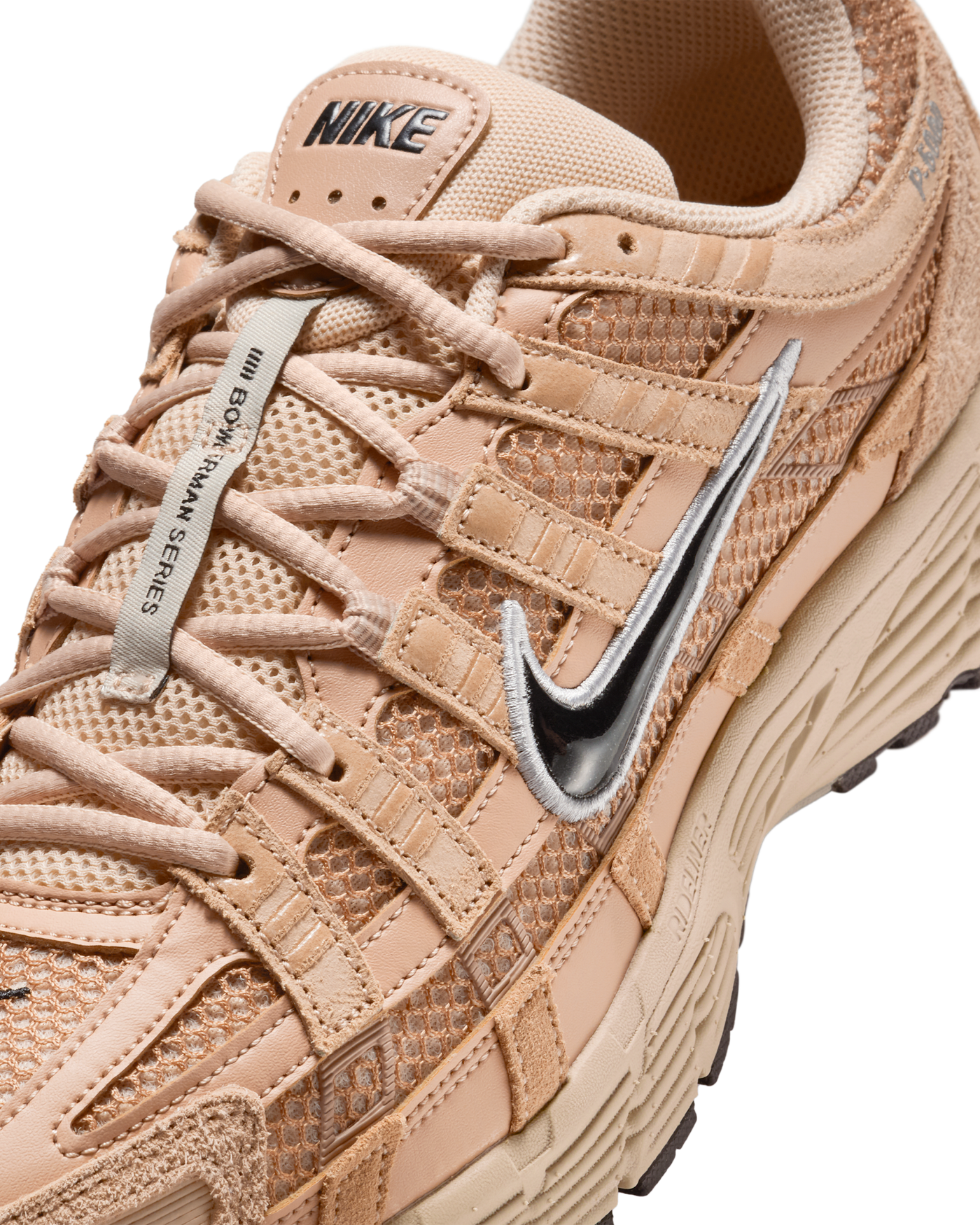 HF0015-202 Nike P-6000 SE Hemp Sanddrift Metallic Silver Black Men's