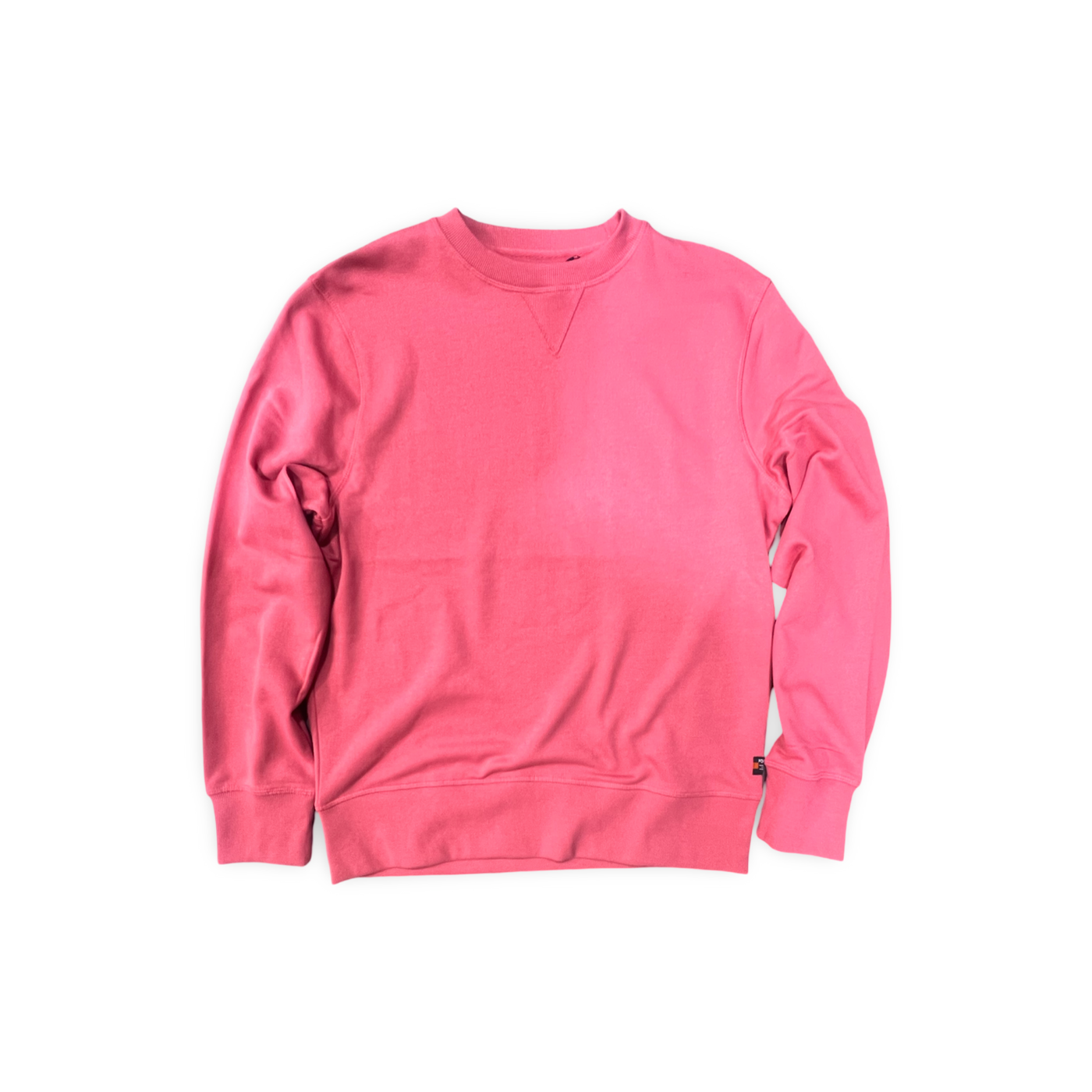 7266009 Point Zero French Terry Crewneck Peach Sweatshirt