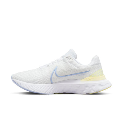 DD3024-100 Nike React Infinity Run Flyknit 3 White Violet Citron Tint