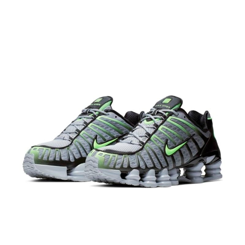 AV3595-005 Nike Shox TL Wolf Grey Lime Blast Men's