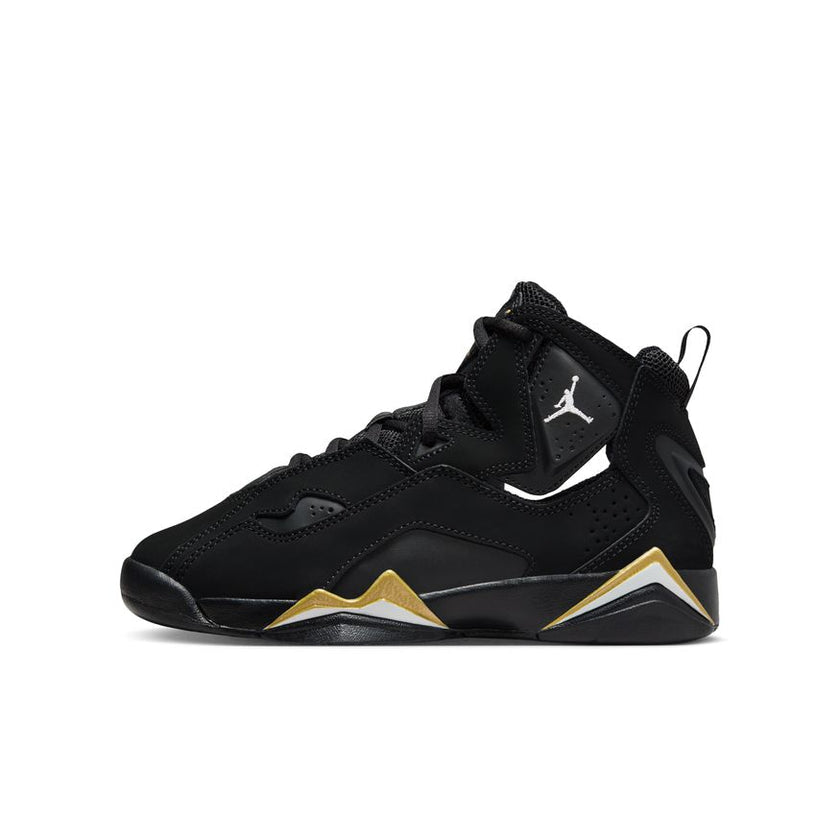 343795-017 Jordan True Flight Black Metallic Gold (GS)