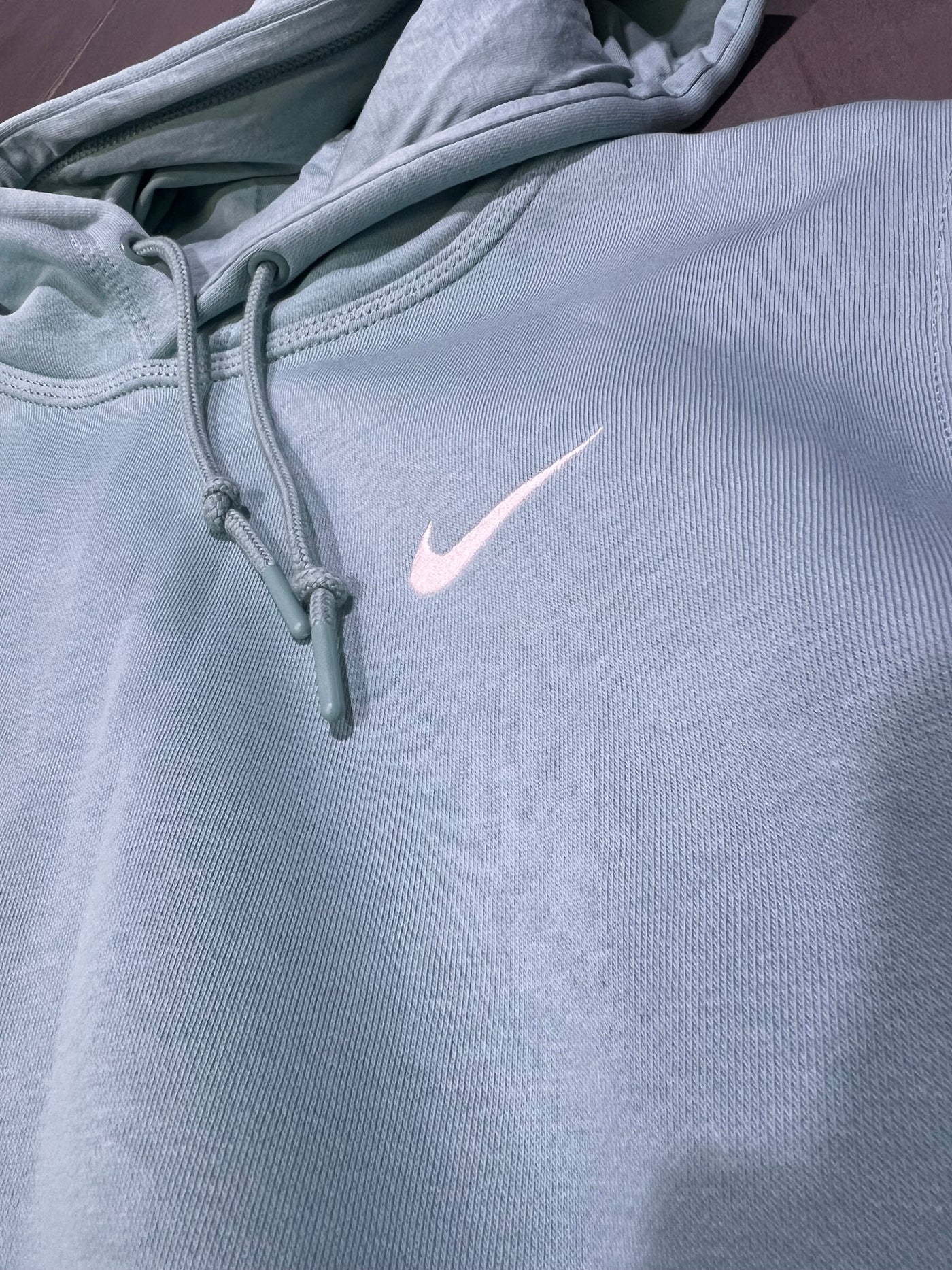 611457-309 Nike Sportswear Club Fleece Hoodie Mint/Mineral Blue Men’s