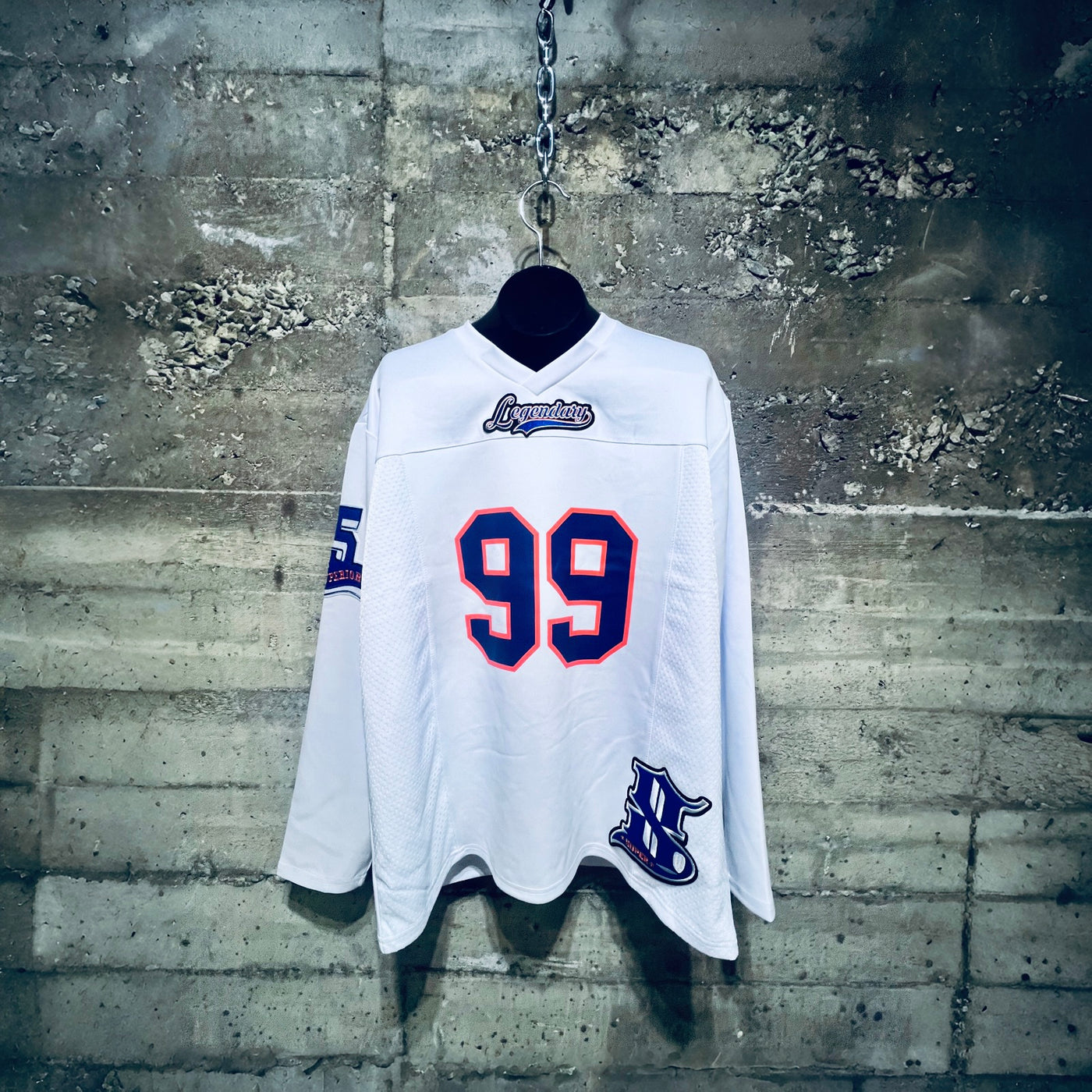 SF3029 Switch Remarkable State Champions Long Sleeve Graphic Jersey White