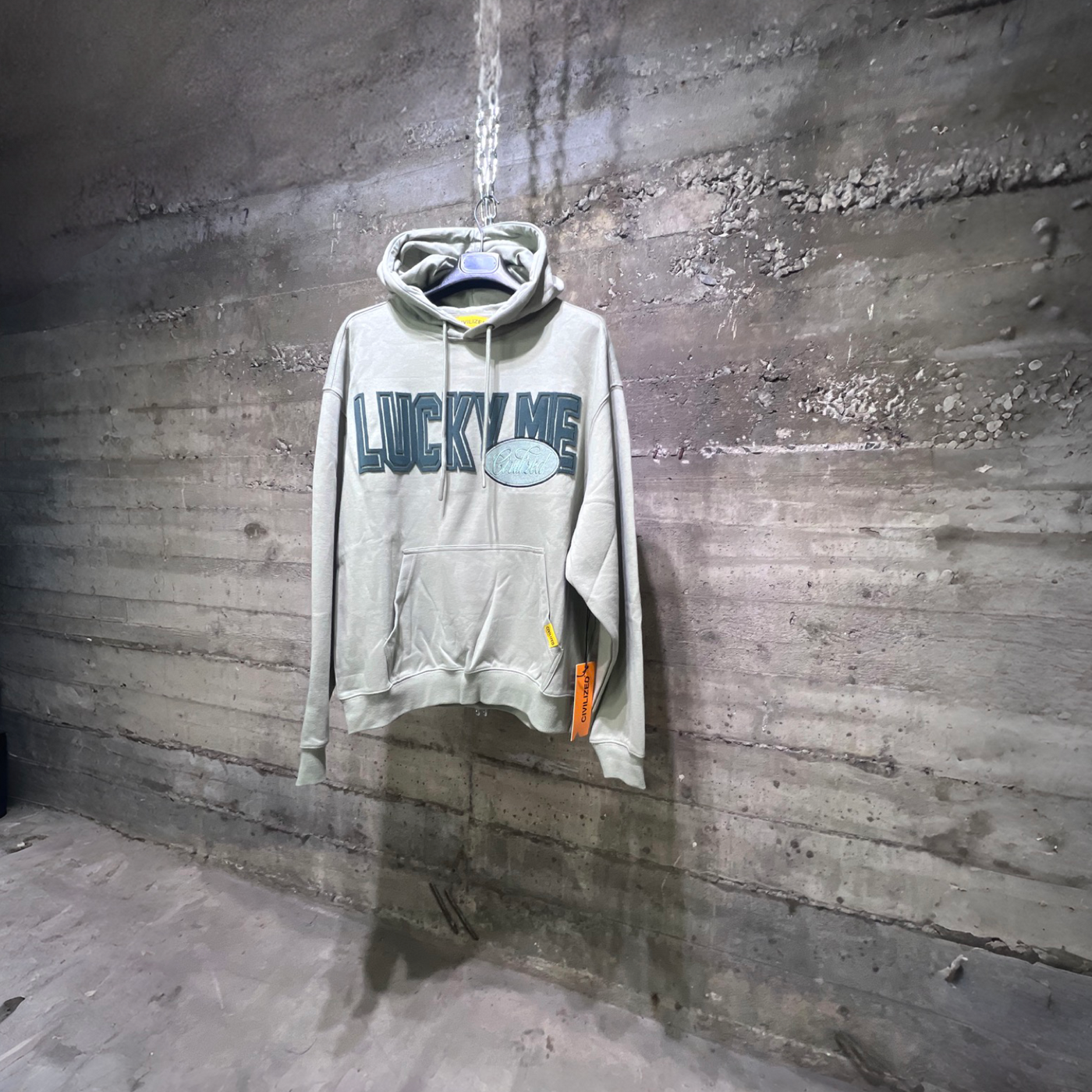 CV6019 Civilized Lucky Me Pullover Hoodie Moss Green