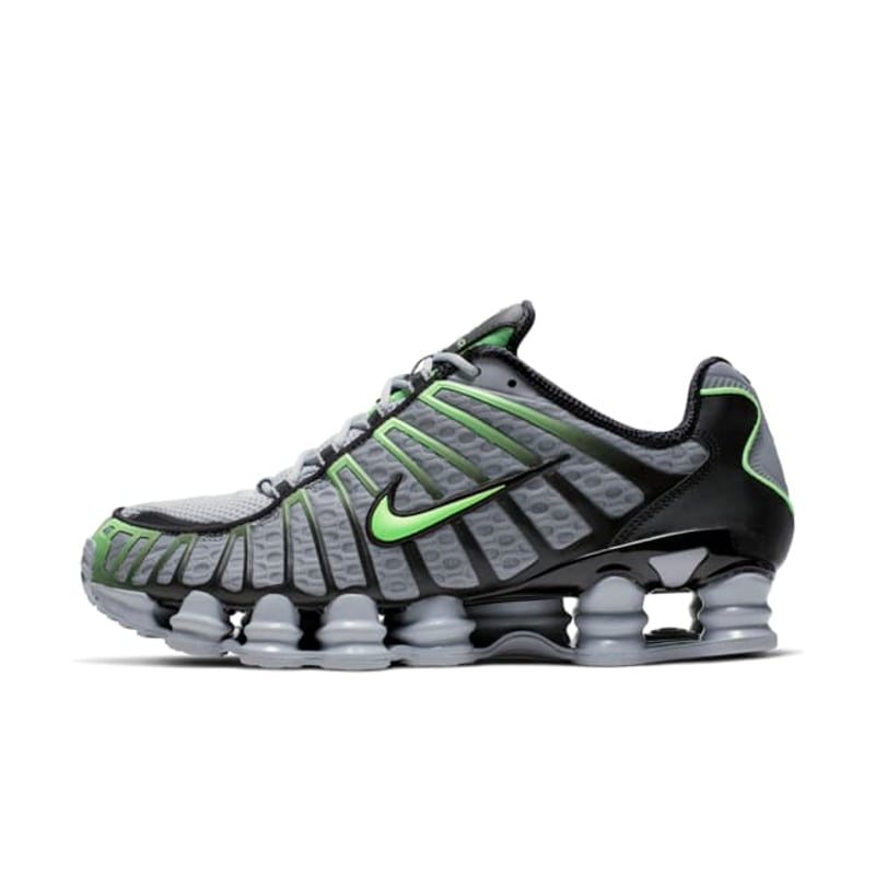 AV3595-005 Nike Shox TL Wolf Grey Lime Blast Men's