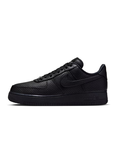 HF8189-001 Nike Air Force 1 Low SP Triple Black Perforated Men's