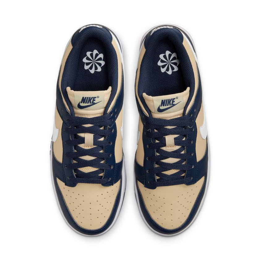 DD1873-401 Nike Dunk Low Next Nature Midnight Navy Gold (Women's)