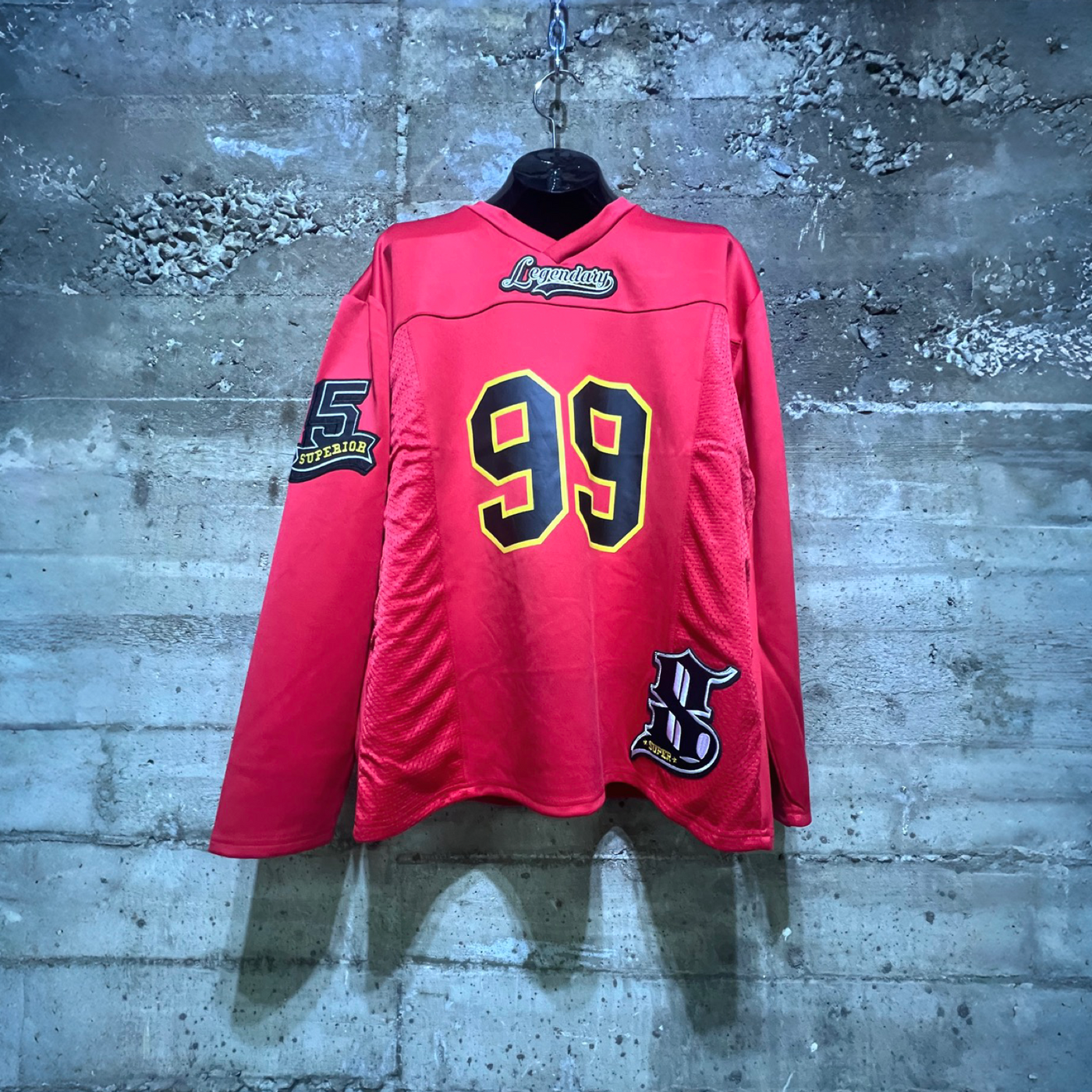 SF3029 Switch Remarkable State Champions Long Sleeve Graphic Jersey Red
