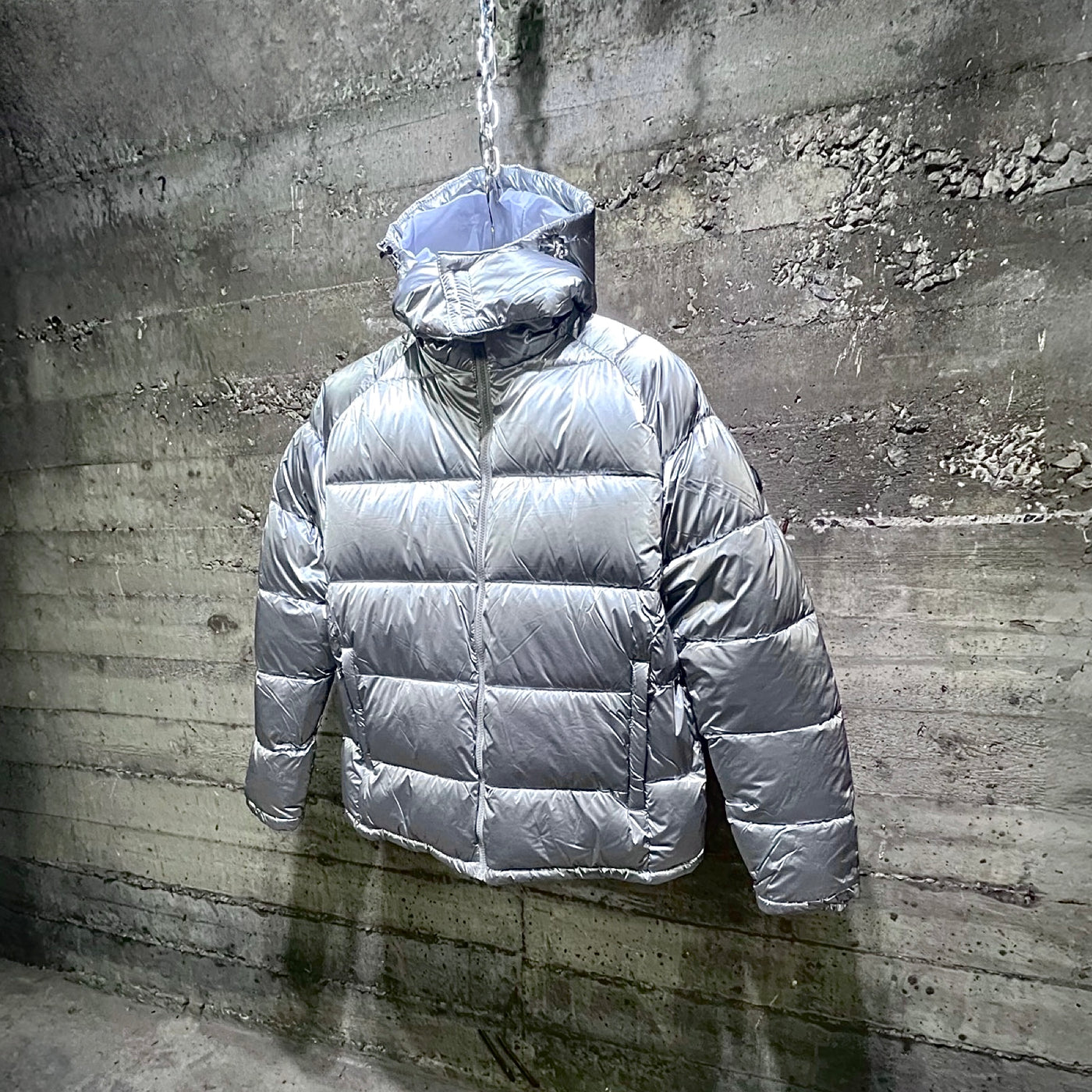 SP-1800SV Spire By Galaxy Brilhante Waterproof Jacket Silver