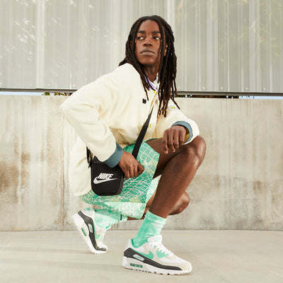 DM0029-104 Nike Air Max 90 White Spring Green Men's