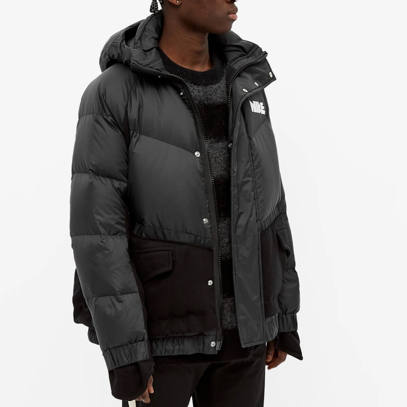 CT3269-010 Nike x Sacai Parka Jacket Black (M)