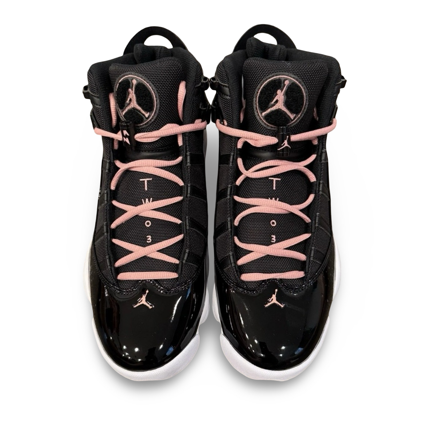 322992-068 Air Jordan 6 Rings 'Black Rust Pink'