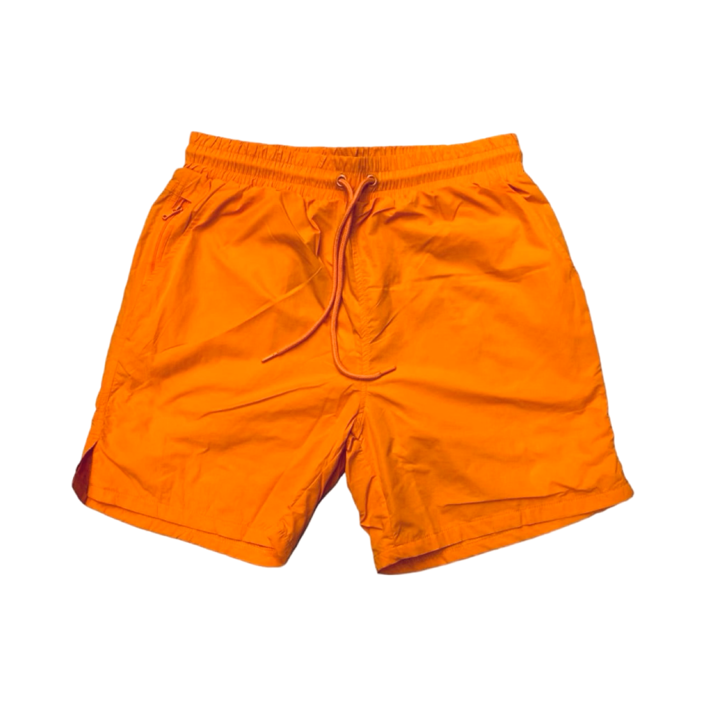 341-900 Ring Spun Crinkled Nylon Short Orange