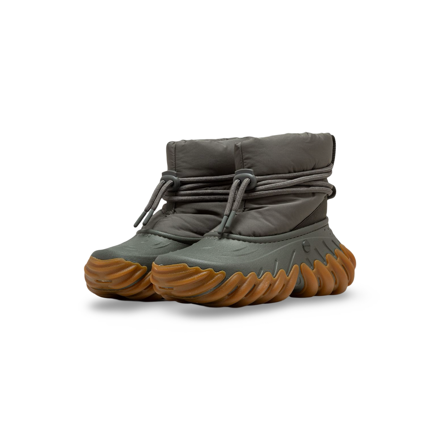 208716-3J5 Crocs Echo Boots (Beige/Olive)