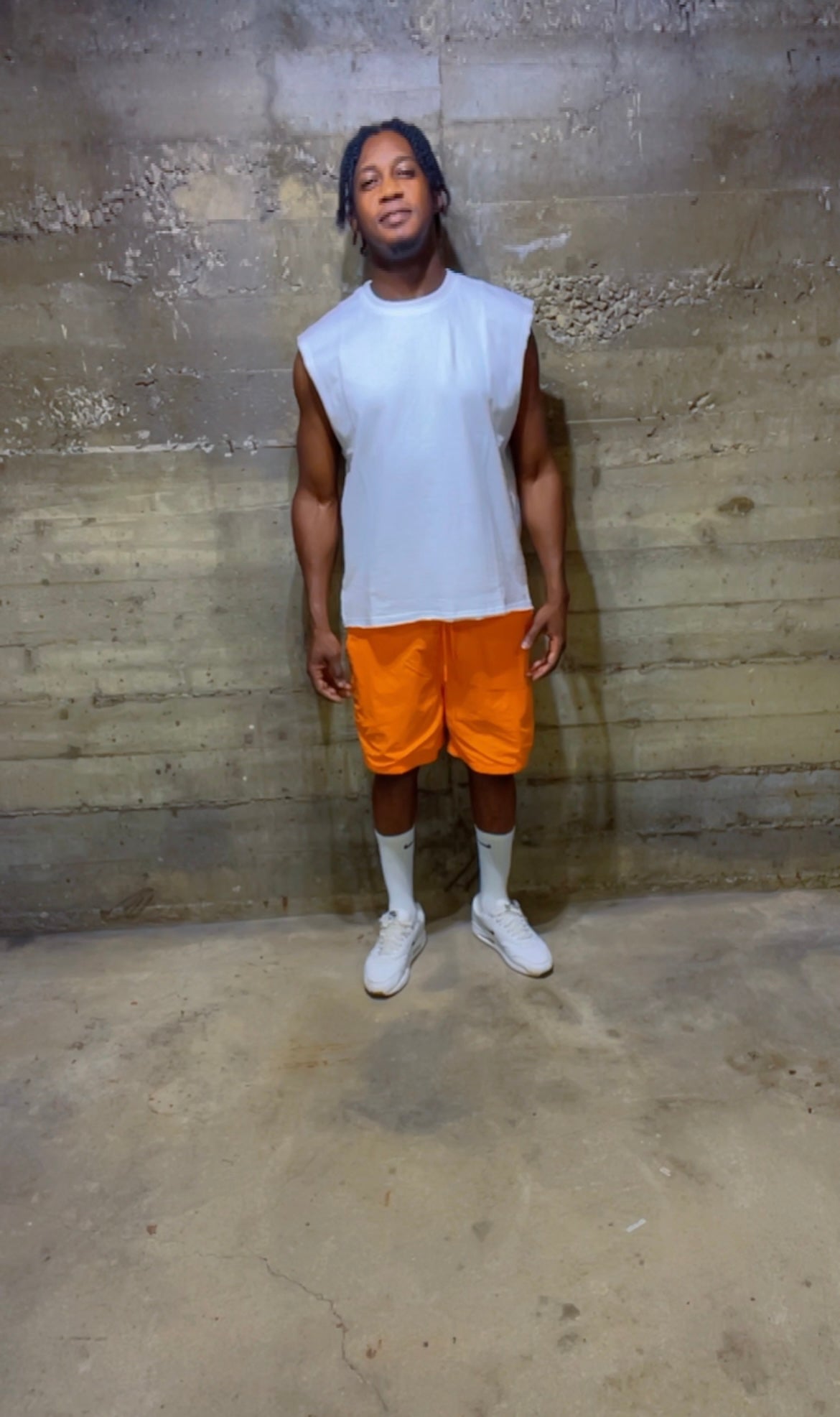 351-151 Rebel Mind White Sleeveless T-Shirt