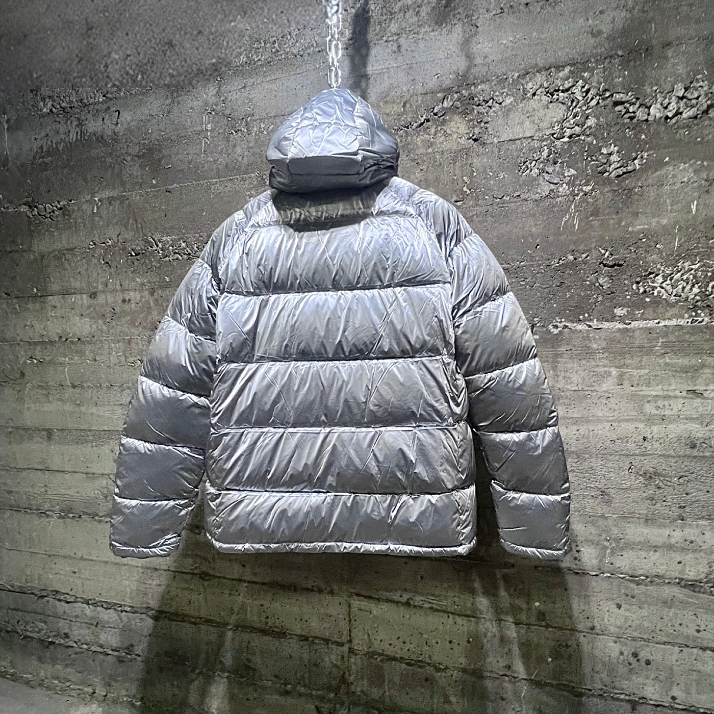 SP-1800SV Spire By Galaxy Brilhante Waterproof Jacket Silver