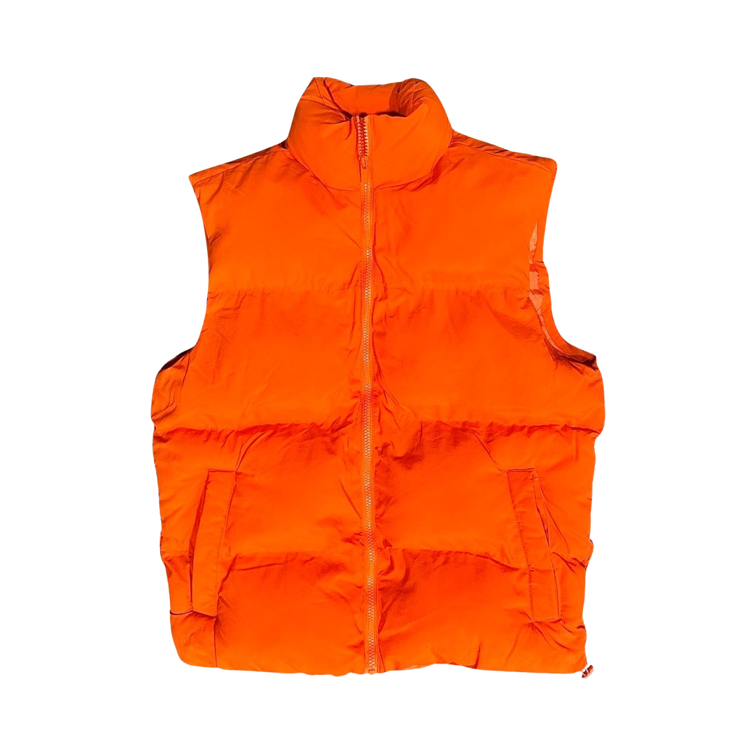 332-581 Ringspun Water-Repellent Puffer Gilet Vest (Orange)
