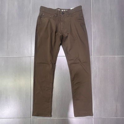 7369002 Point Zero Enzyme Slim Fit 5 Pocket Pants (Choco)