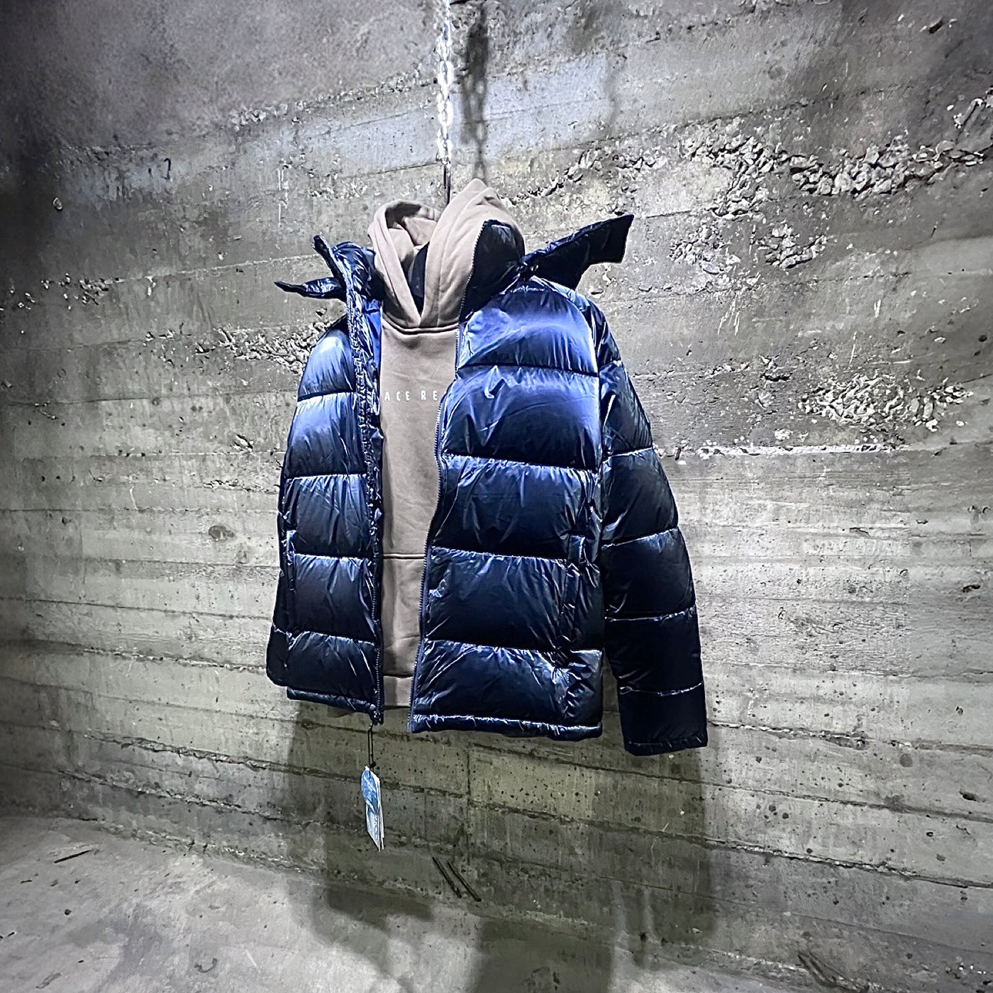 SP-1800NV Spire By Galaxy Brilhante Waterproof Jacket Blue