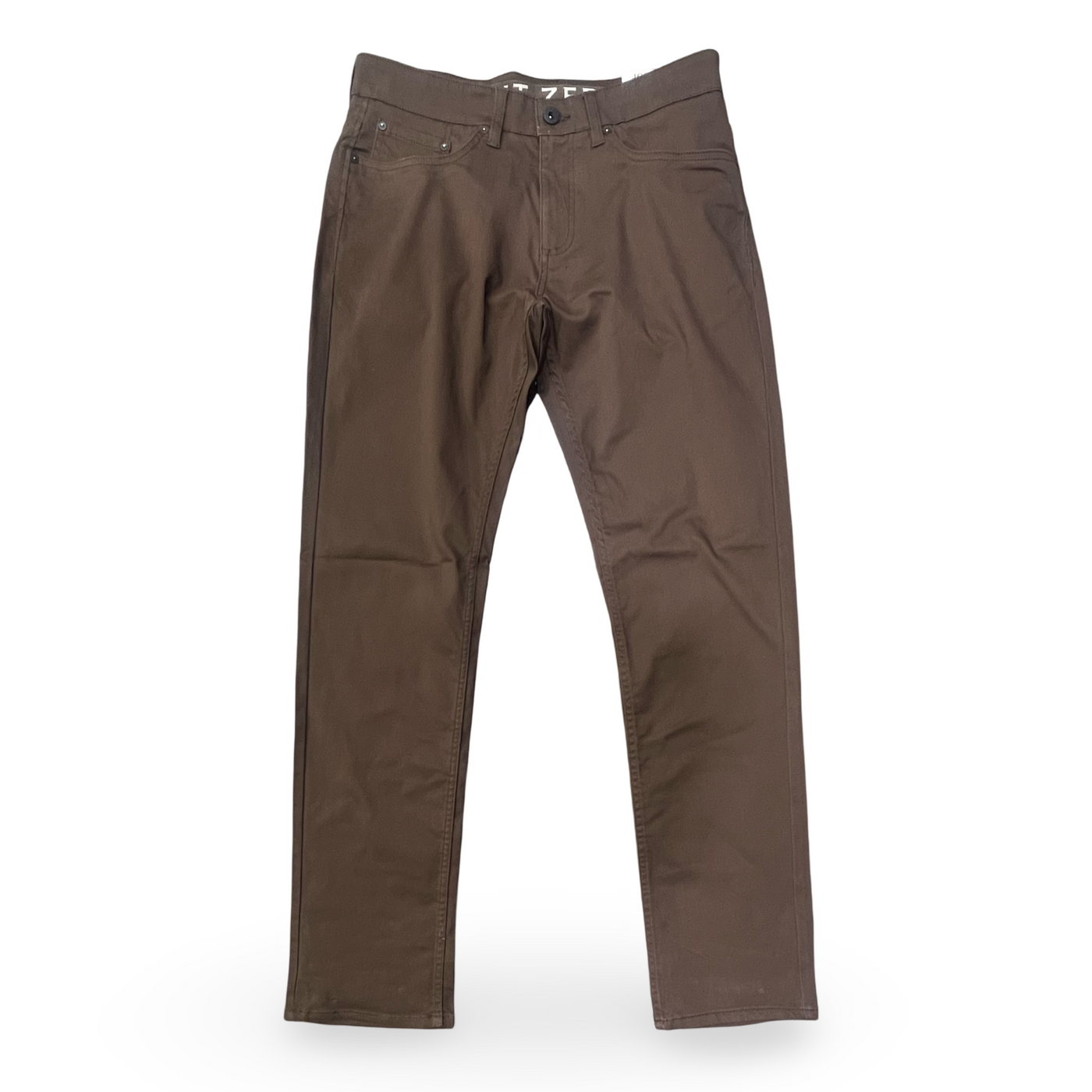 7369002 Point Zero Enzyme Slim Fit 5 Pocket Pants (Choco)