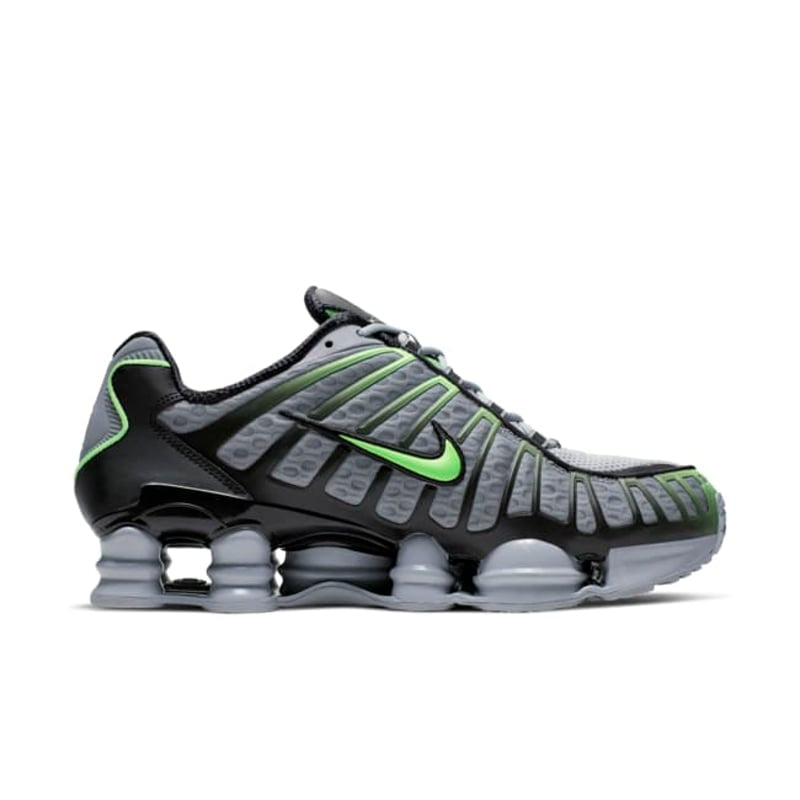 AV3595-005 Nike Shox TL Wolf Grey Lime Blast Men's