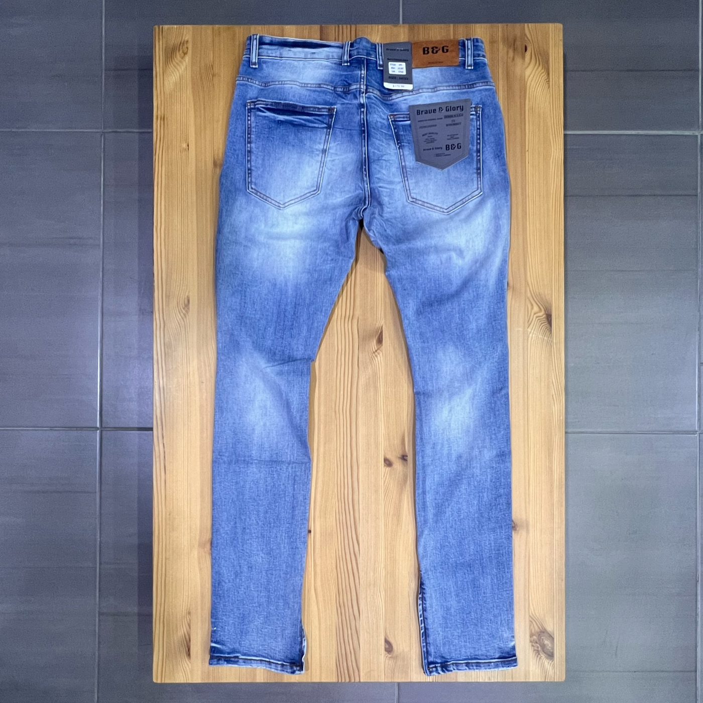 HP3 Brave and Glory Splash Distress American Original Jeans
