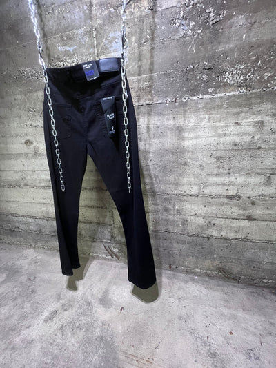 BL-80500 Black Light Hidden Truth Denim Jeans Jet Black