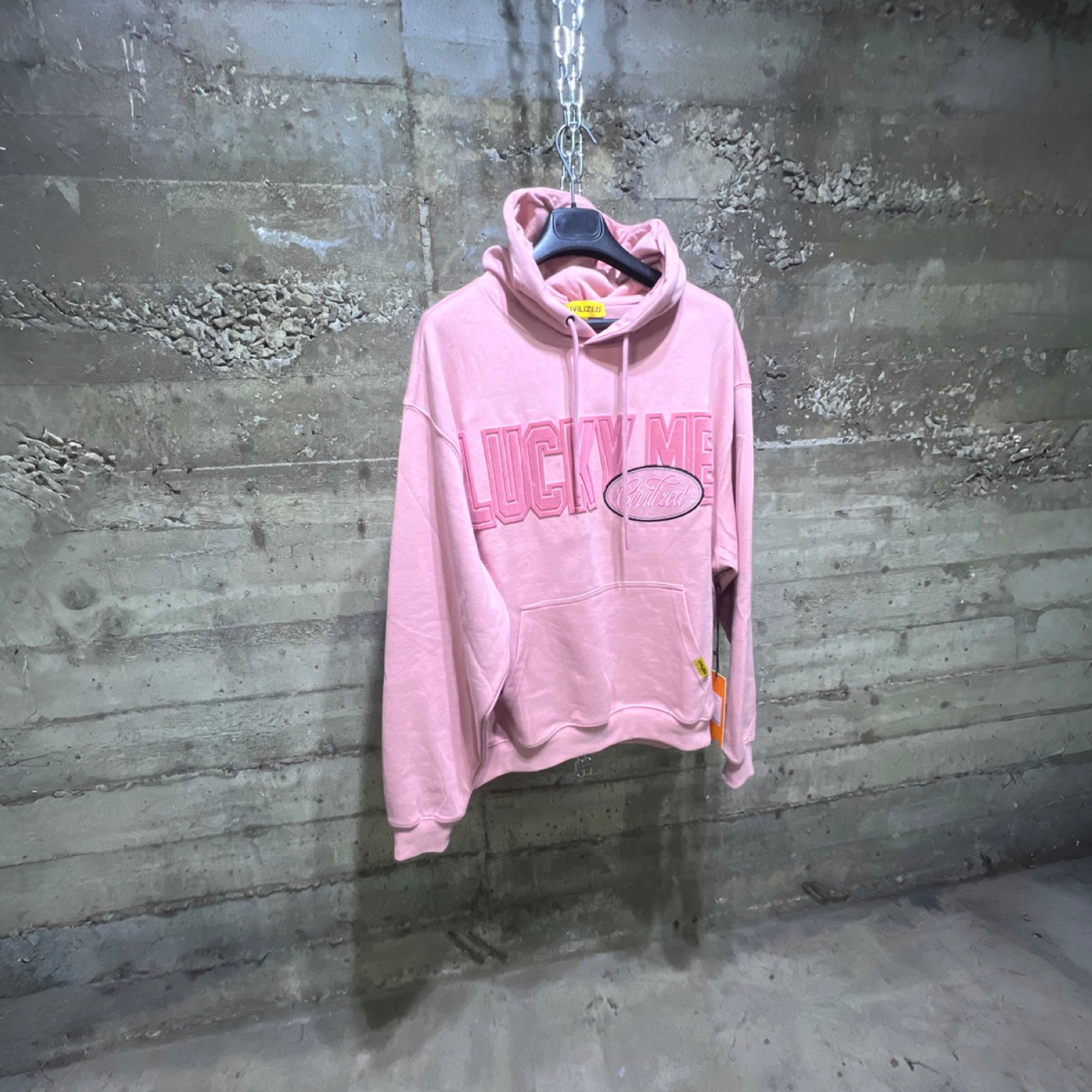 CV6019 Civilized Lucky Me Pullover Hoodie Light Coral Pink