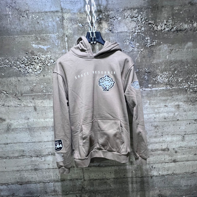 FLH471 Fifth Loop Space Research Pullover Hoodie Brown Turf