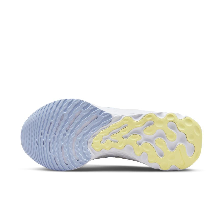 DD3024-100 Nike React Infinity Run Flyknit 3 White Violet Citron Tint