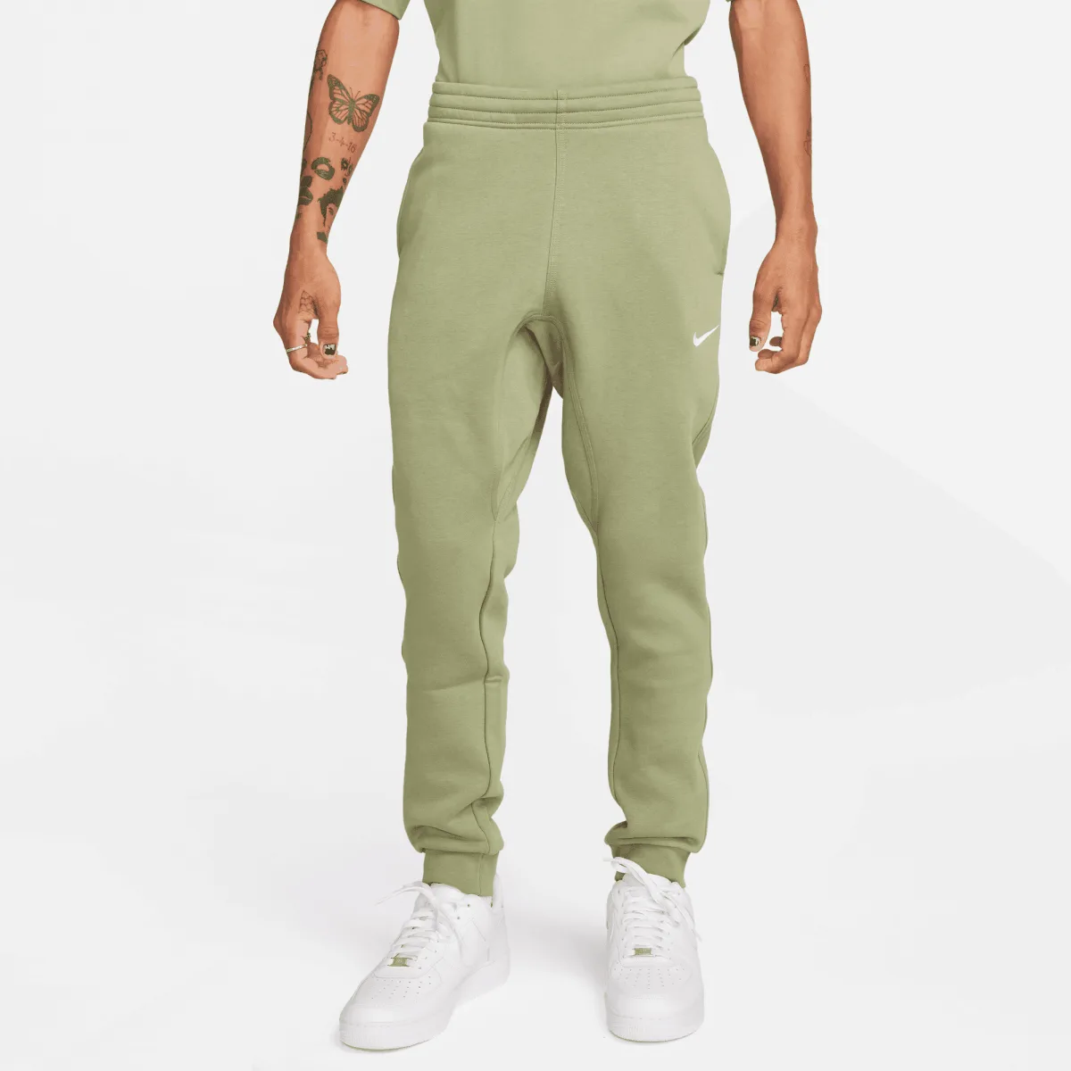 716830-386 Nike Club Fleece Men's Jogger Pants Oil Green Men’s