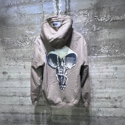 FLH471 Fifth Loop Space Research Pullover Hoodie Brown Turf