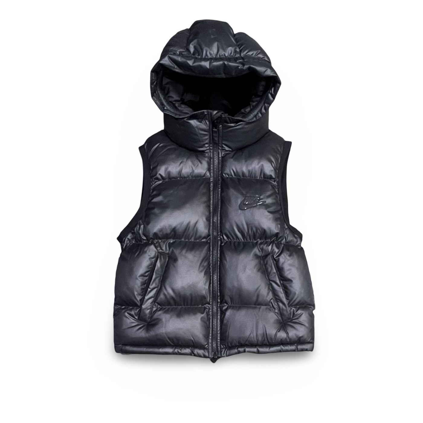 FD2844-011 Nike Sportswear Heavyweight Synthetic Fill Big Kids Therma-FIT Repel Loose Hooded Vest