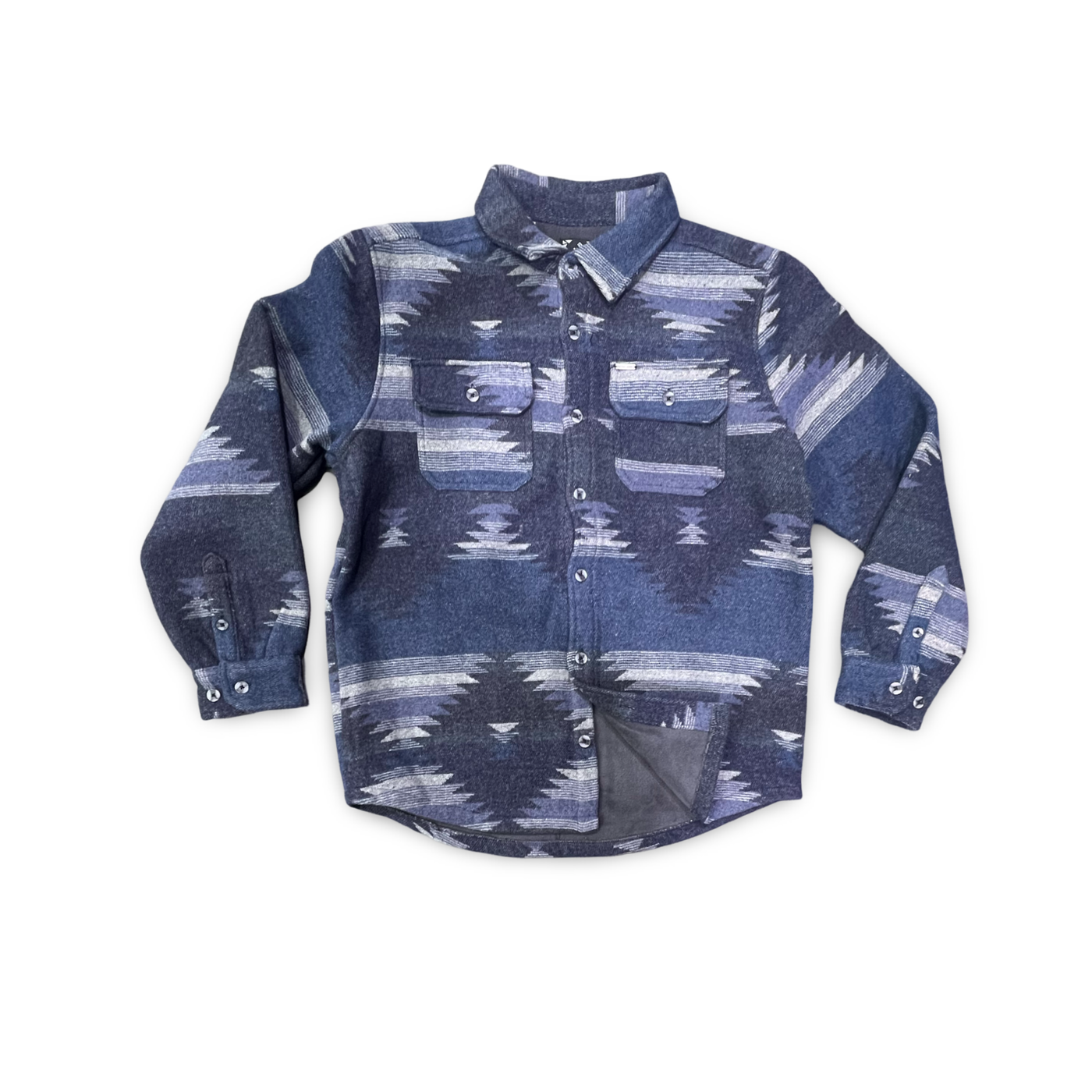 7364464 Point Zero Aztec Recycled Polyester Shirt Navy