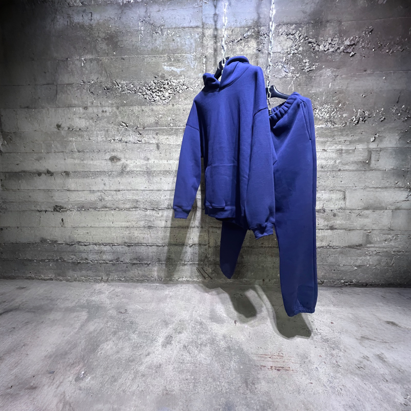 MJP64/MJT64 Riflessi Navy Blue Pullover Jogger Set