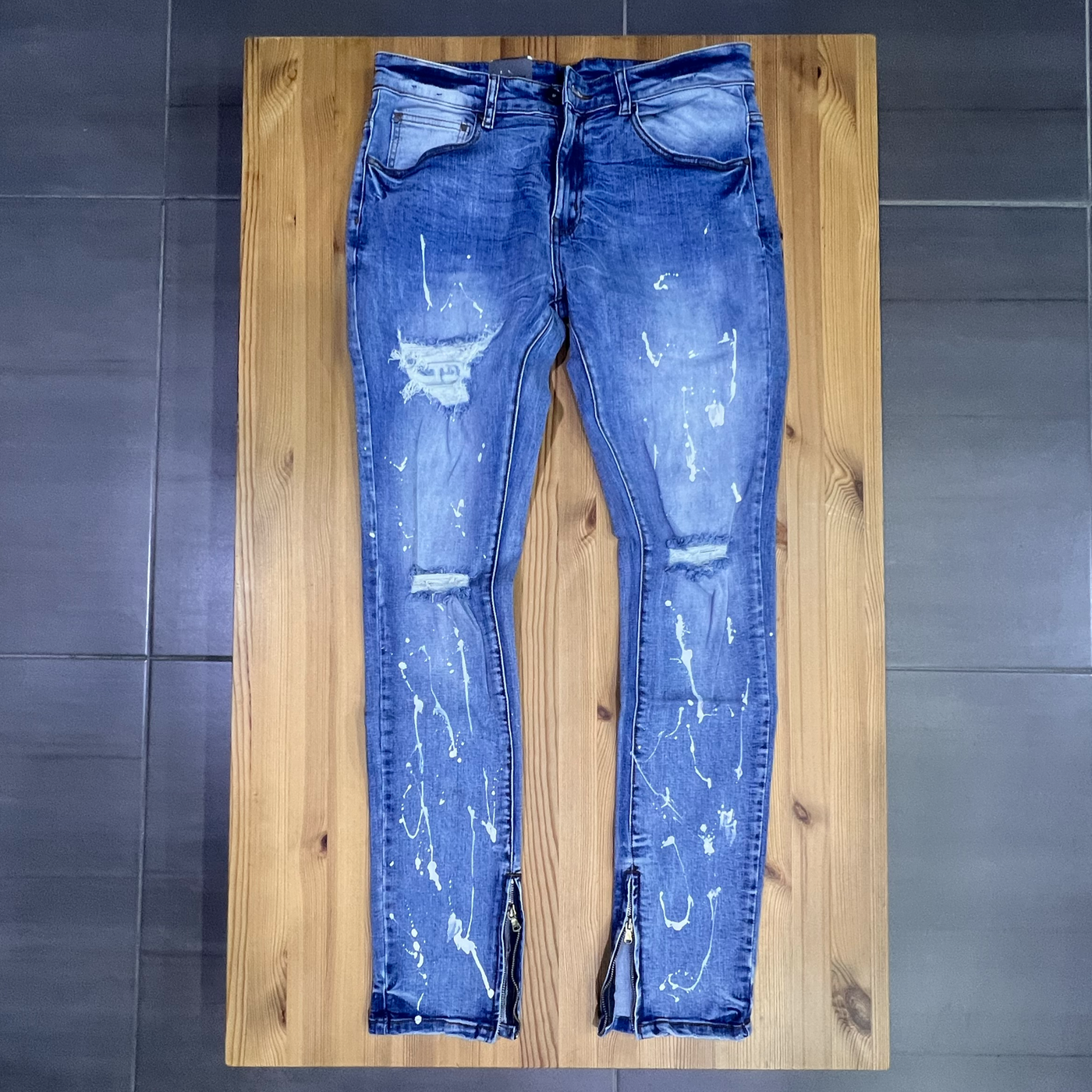 HP3 Brave and Glory Splash Distress American Original Jeans