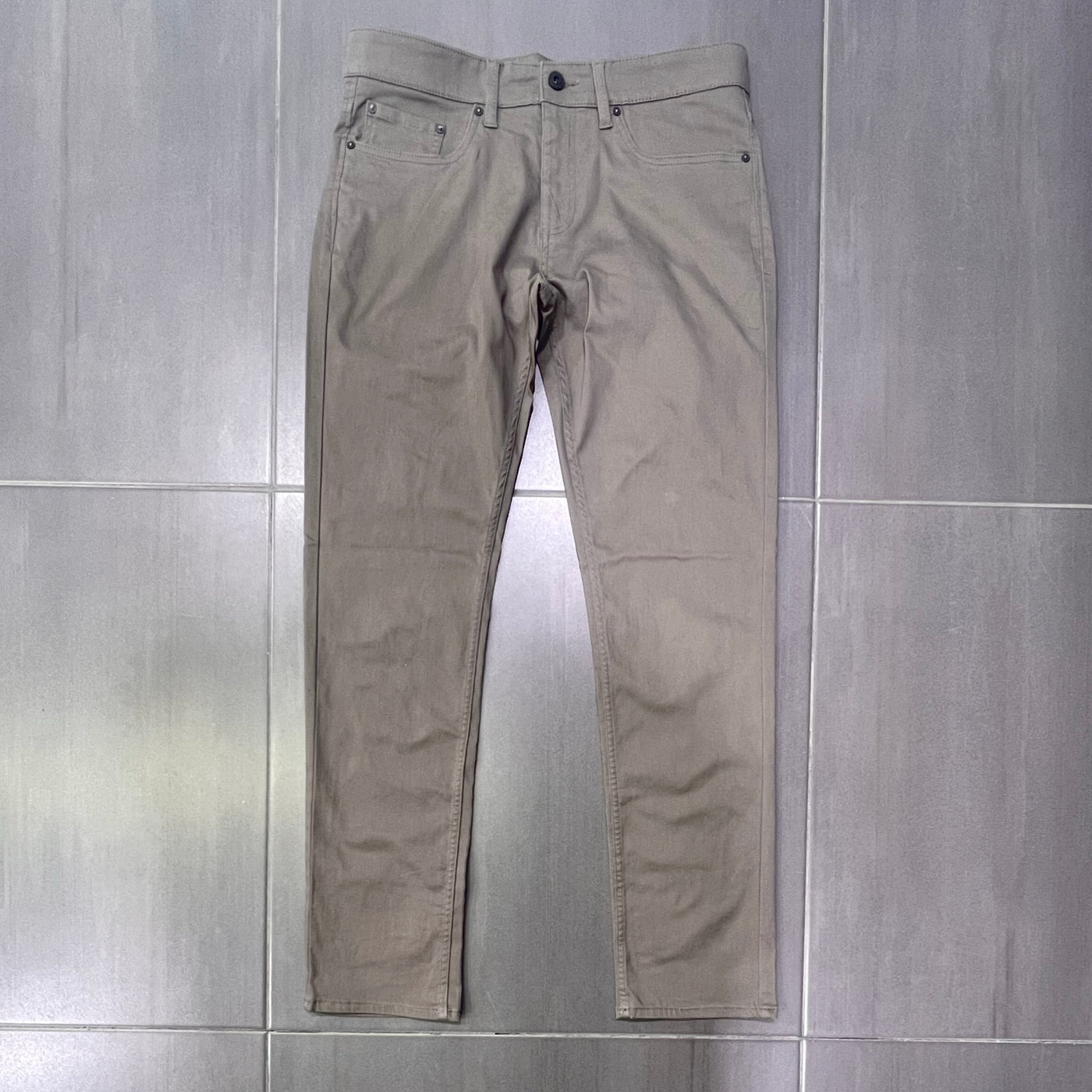 7369002 Point Zero Enzyme Slim Fit 5 Pocket Pants (Taupe)