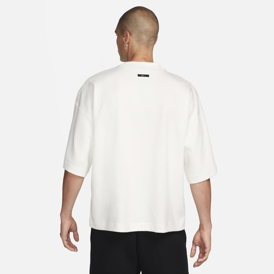 FB8165-133 Nike Short Sleeve Tech Fleece Reimagined Oversized Sail T-Shirt