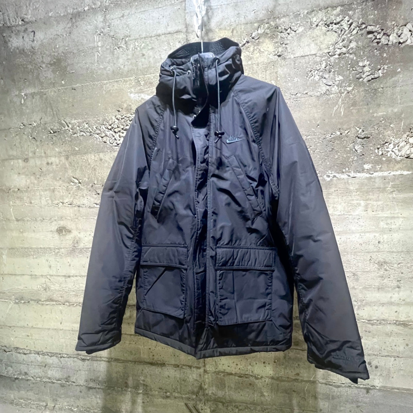 FZ0869-010 Nike Sportswear Club Therma-Fit Parka Jacket Black