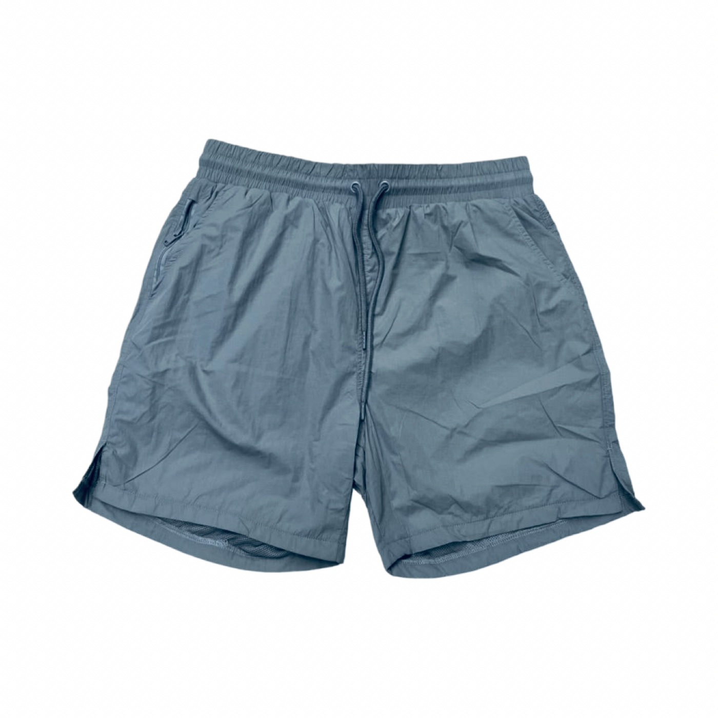 341-900 Ring Spun Crinkled Nylon Short Grey