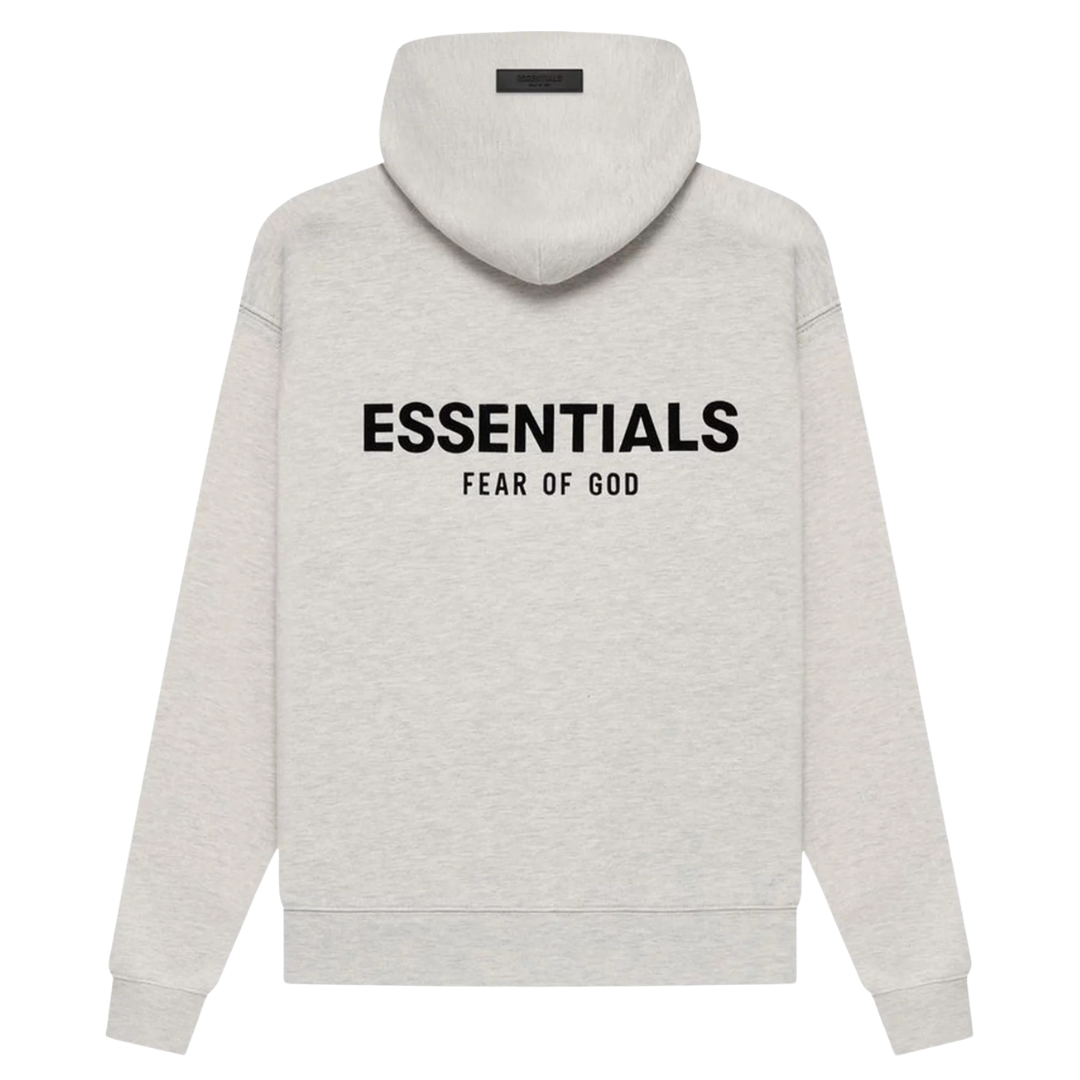 FEAR OF GOD ESSENTIALS HOODIE LIGHT OATMEAL